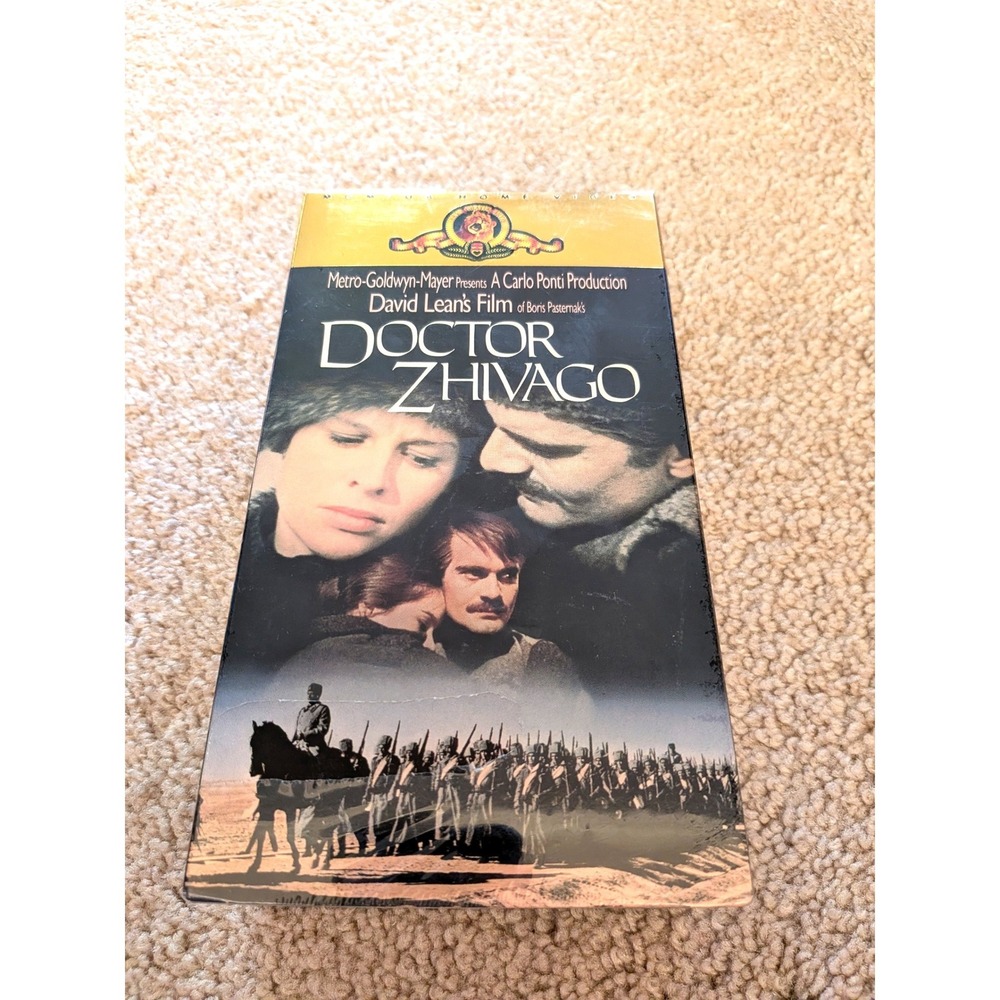 Doctor Zhivago‎ 1988 VHS Factory Sealed MGM/UA David Lean Omar Sharif Classic